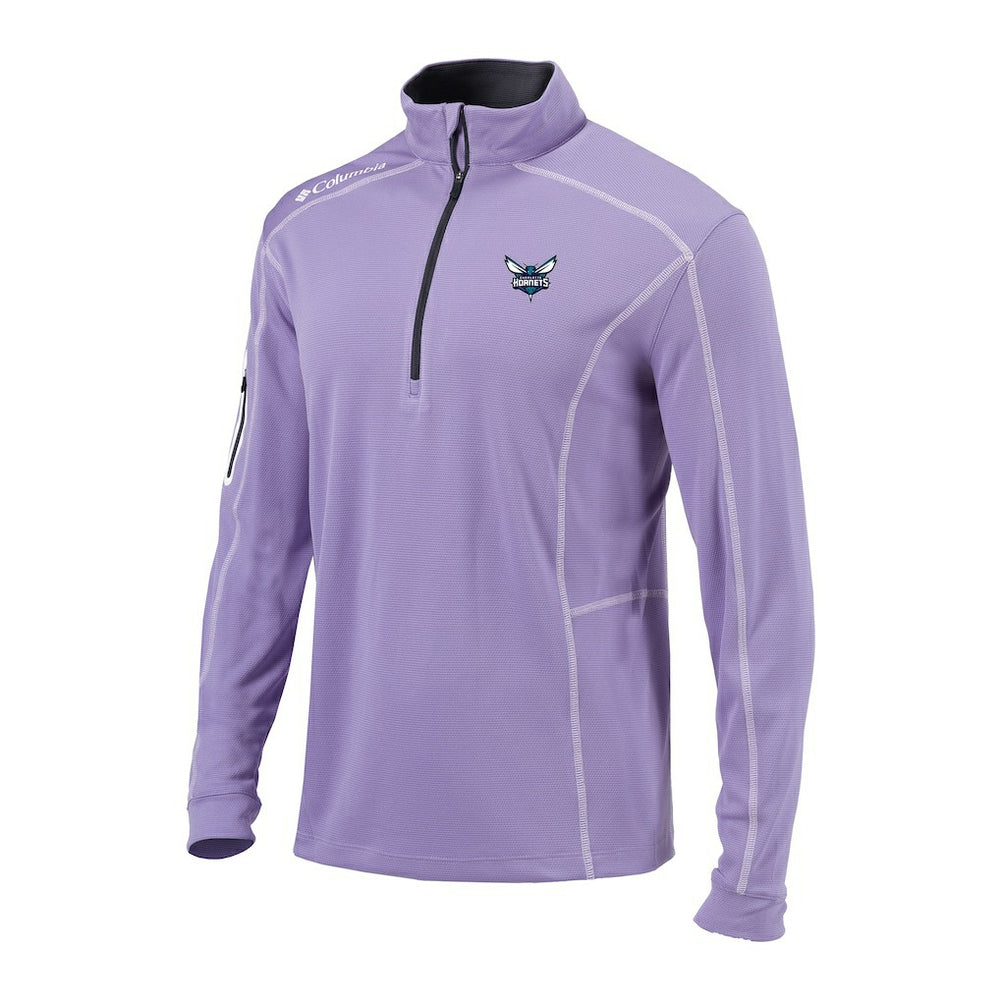 Charlotte Hornets Omni-Wick Shotgun Quarter-Zip Pullover - Lavender shop