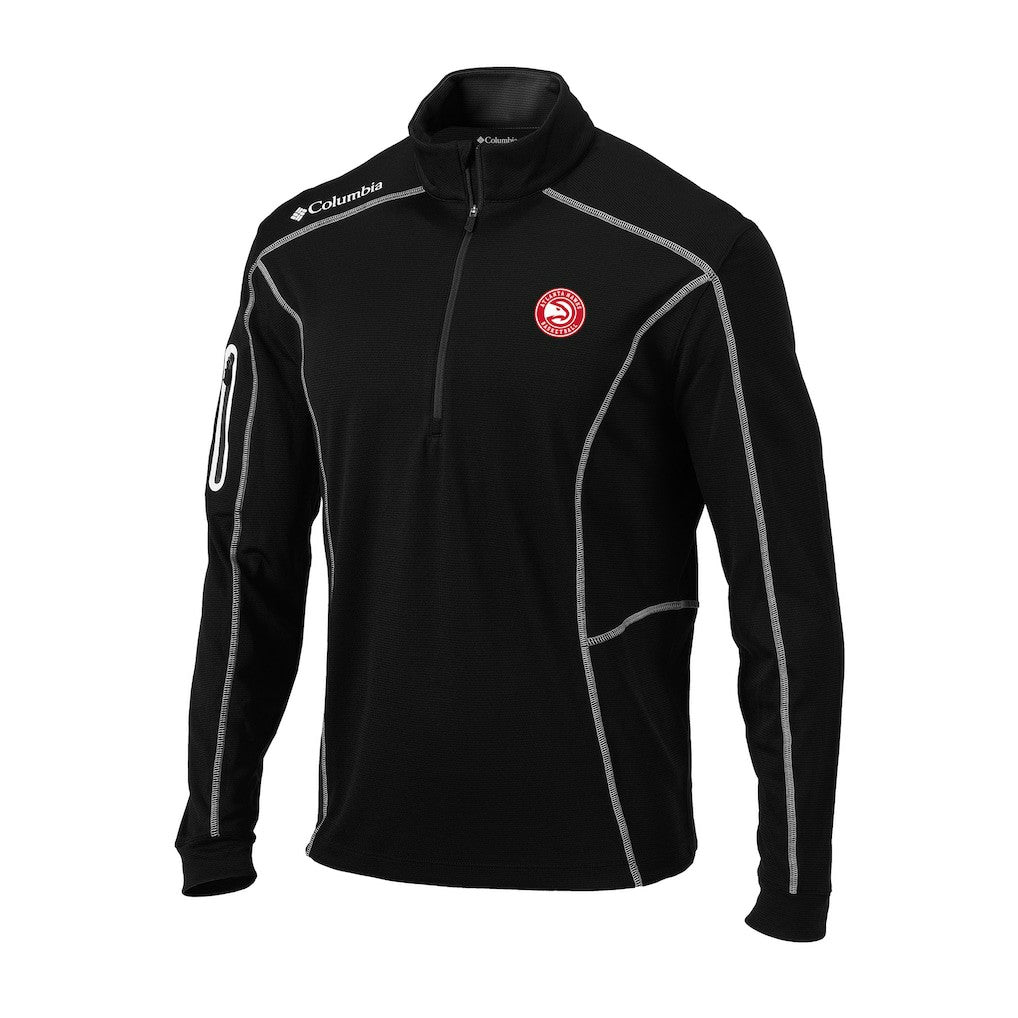 Atlanta Hawks Omni-Wick Shotgun Quarter-Zip Pullover - Black discount