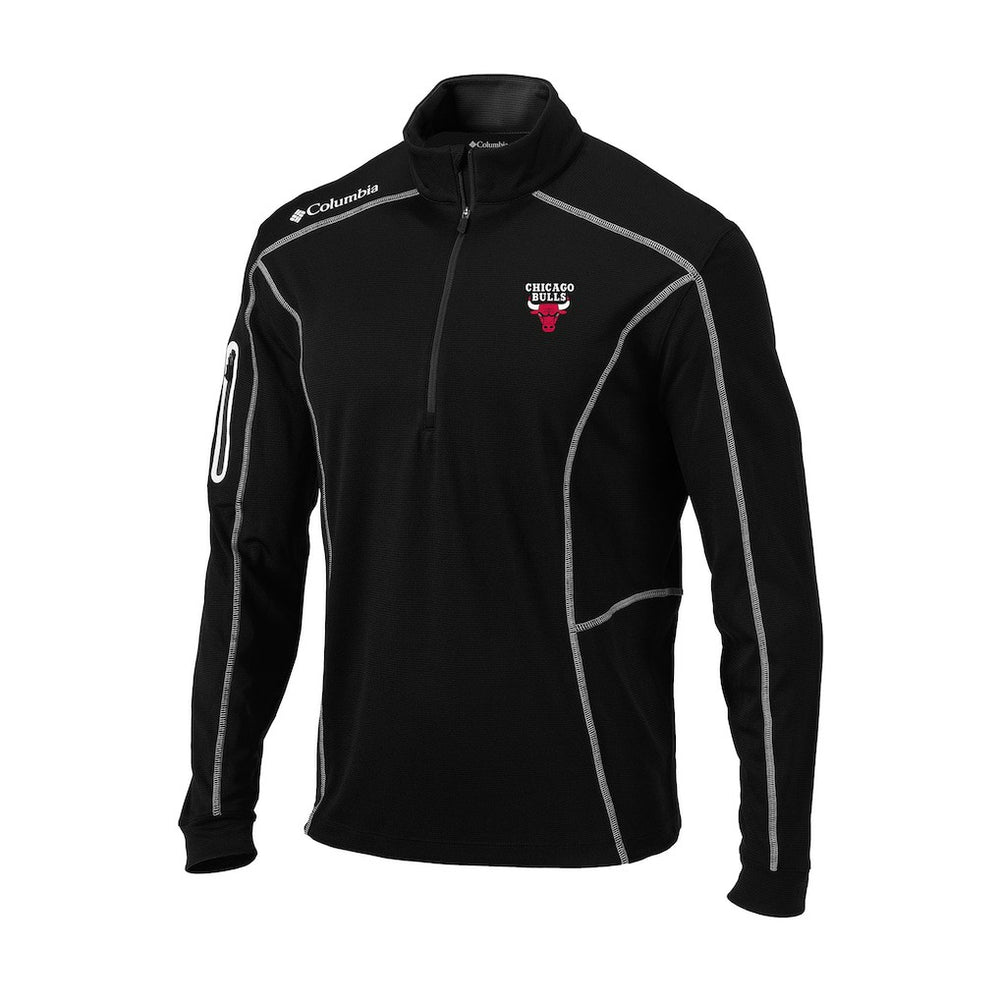 Chicago Bulls Omni-Wick Shotgun Quarter-Zip Pullover - Black online