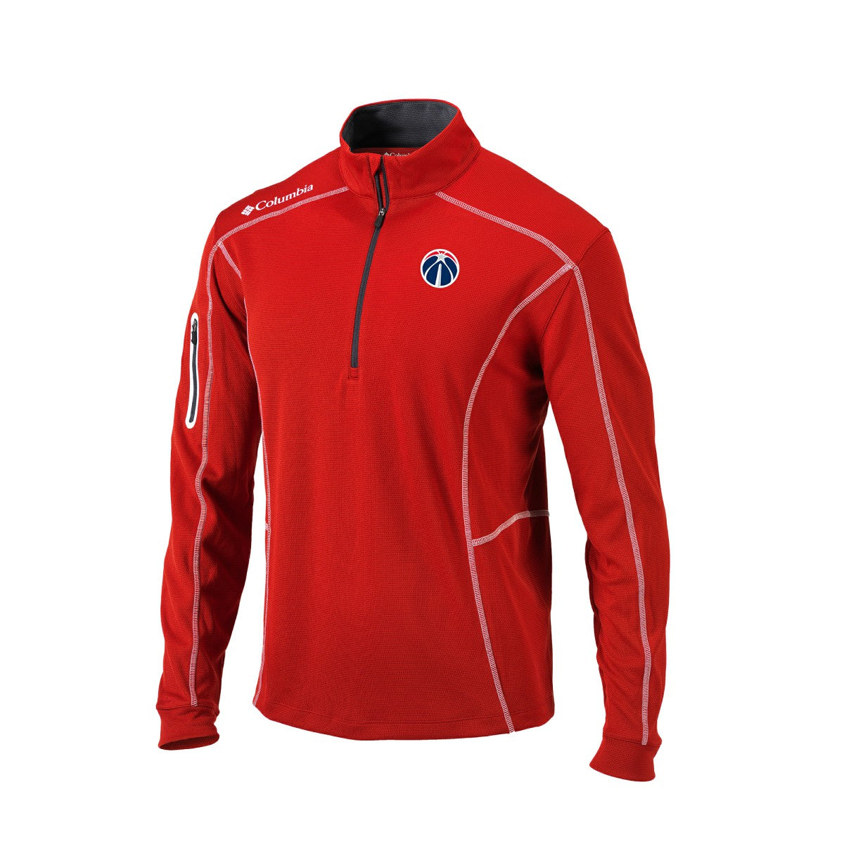 Washington Wizards Omni-Wick Shotgun Quarter-Zip Pullover - Red discount