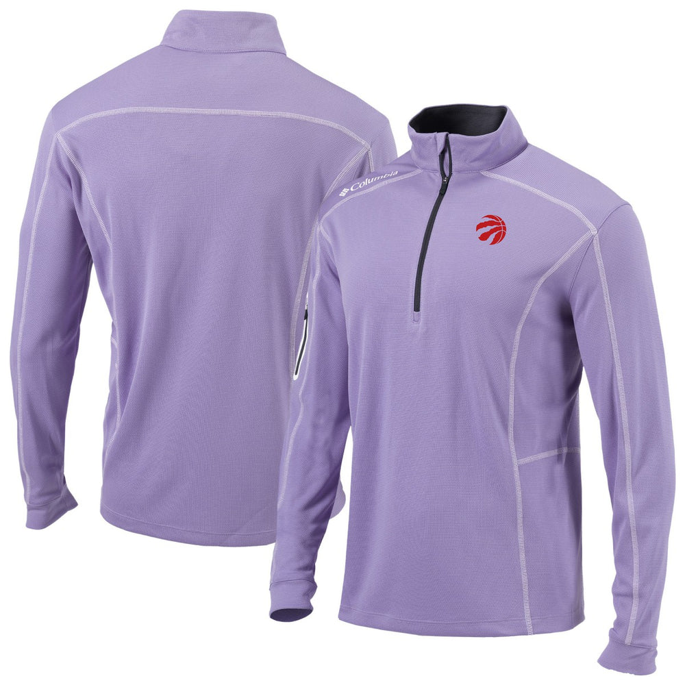 Toronto Raptors Omni-Wick Shotgun Quarter-Zip Pullover - Lavender on sale