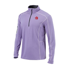 Toronto Raptors Omni-Wick Shotgun Quarter-Zip Pullover - Lavender on sale