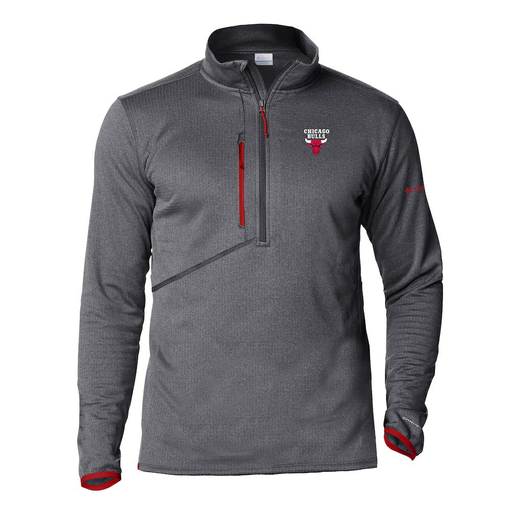 Chicago Bulls Park View Half-Zip Top - Gray on sale