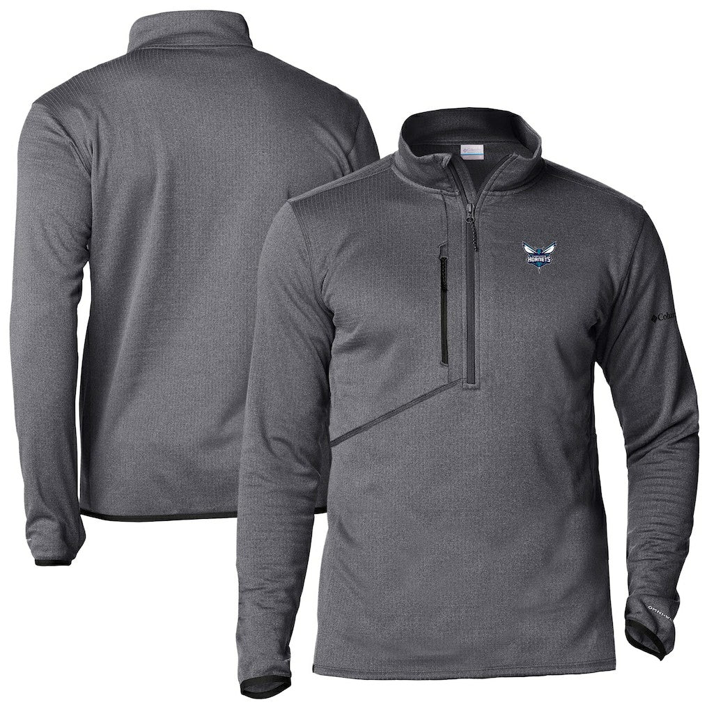 Charlotte Hornets Park View Half-Zip Top - Gray cheap