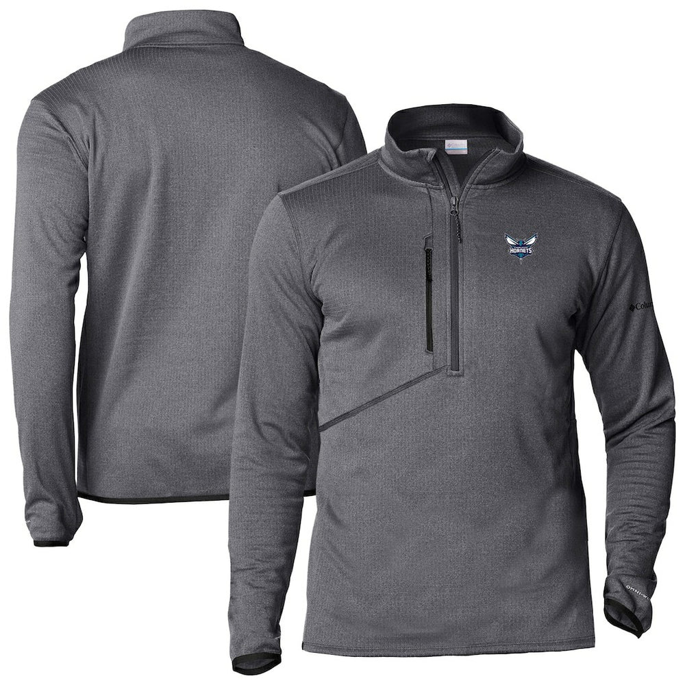 Charlotte Hornets Park View Half-Zip Top - Gray cheap
