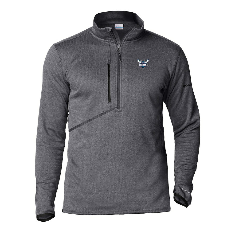 Charlotte Hornets Park View Half-Zip Top - Gray cheap