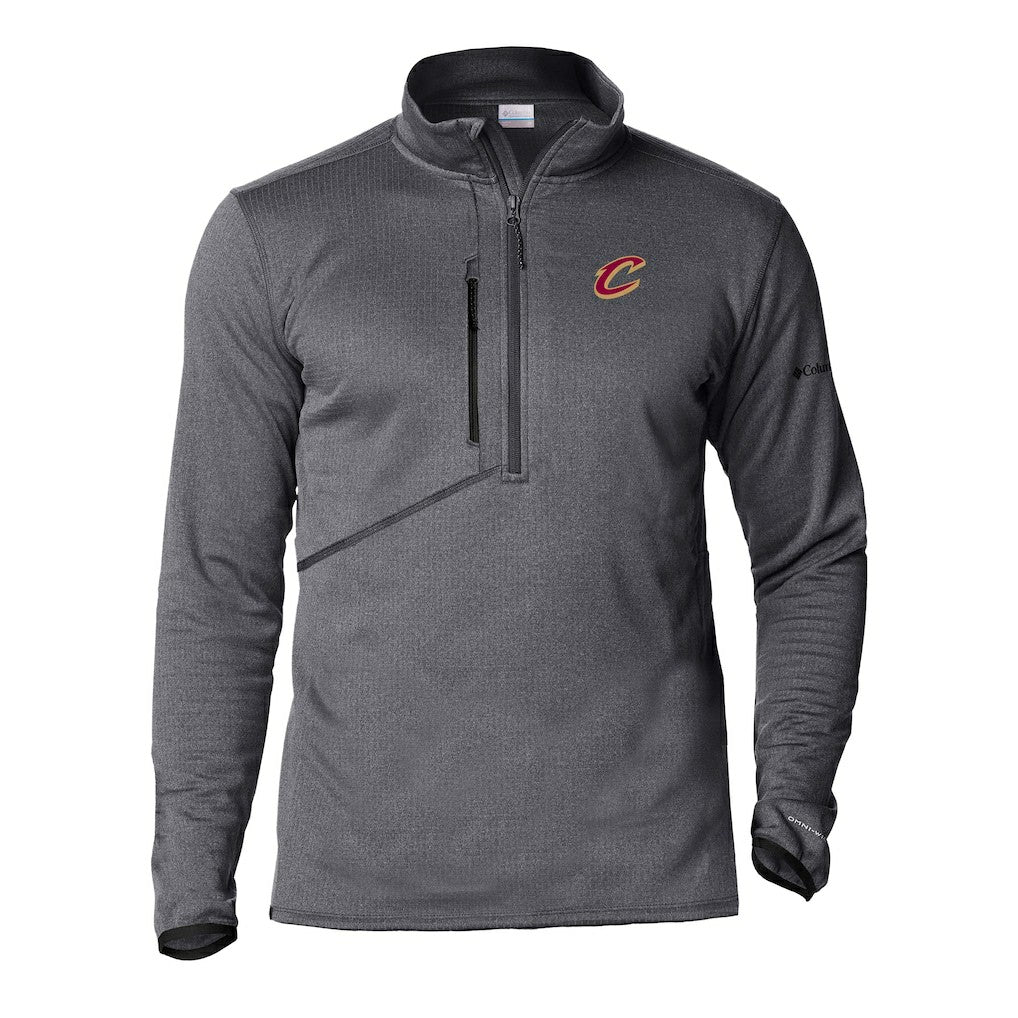 Cleveland Cavaliers Park View Half-Zip Top sale - Gray discount