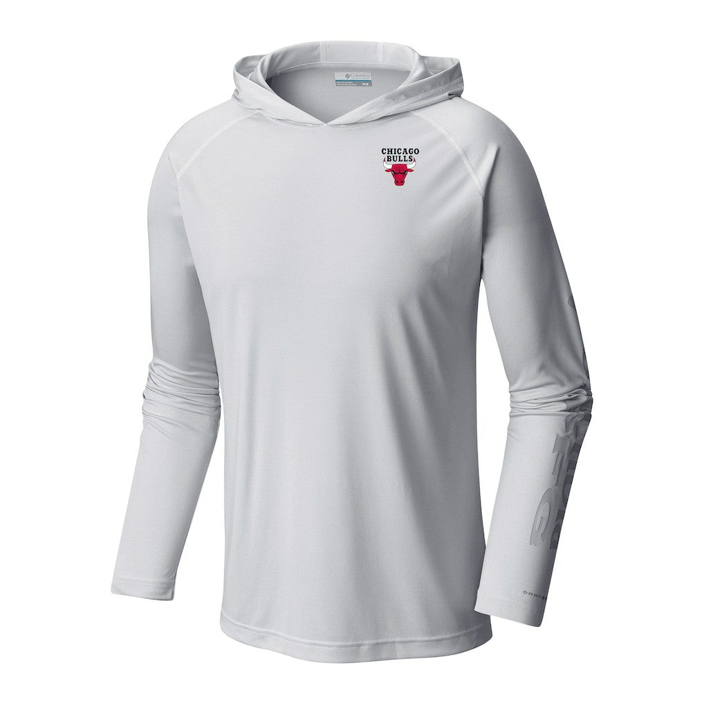 Chicago Bulls Terminal Tackle Long Sleeve Hoodie T-Shirt sale - White discount