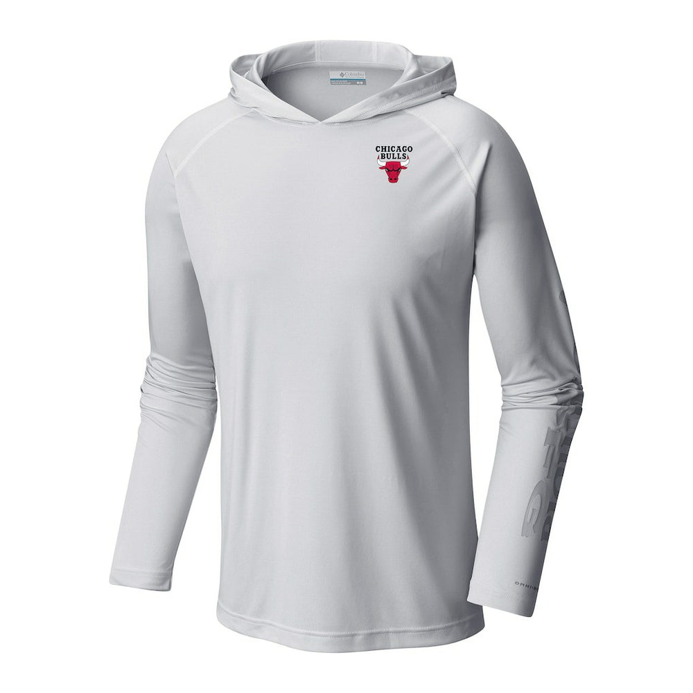 Chicago Bulls Terminal Tackle Long Sleeve Hoodie T-Shirt sale - White discount
