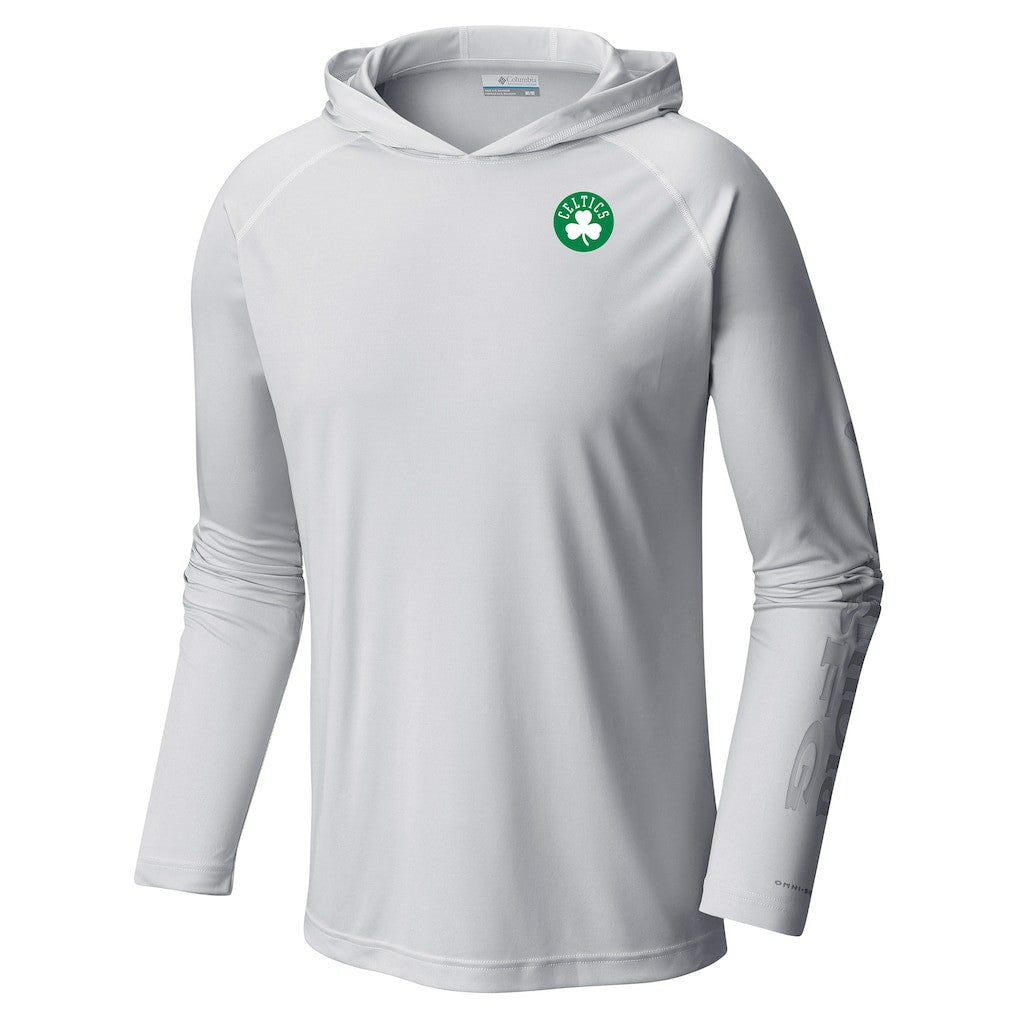 Boston Celtics Terminal Tackle Long Sleeve Hoodie T-Shirt - White shop