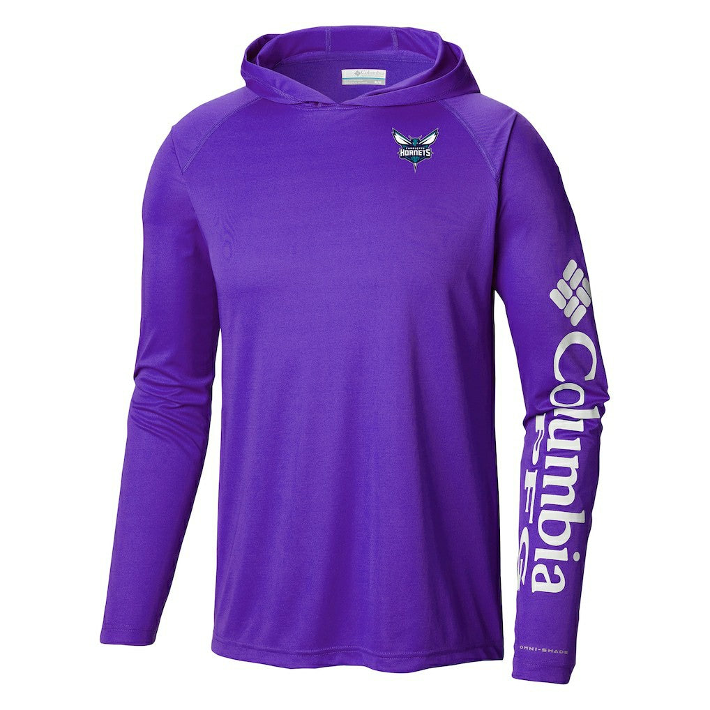 Charlotte Hornets Terminal Tackle Long Sleeve Hoodie T-Shirt - Purple sale