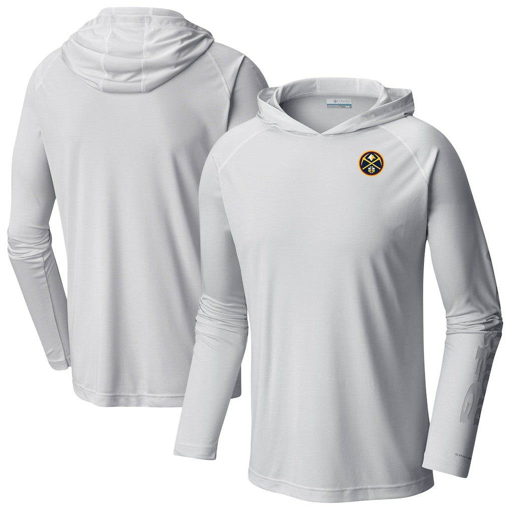 Denver Nuggets Terminal Tackle Long Sleeve Hoodie T-Shirt sale - White on sale