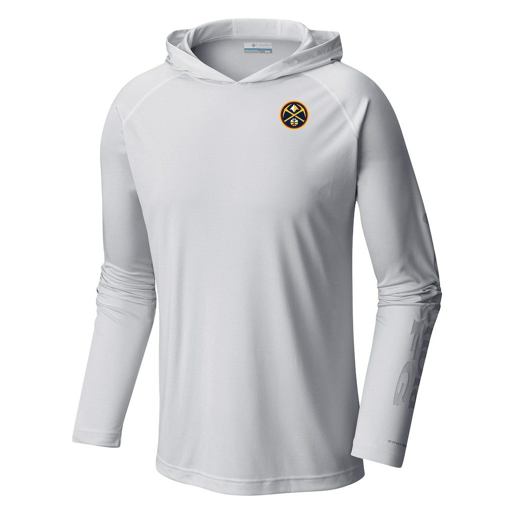 Denver Nuggets Terminal Tackle Long Sleeve Hoodie T-Shirt sale - White on sale
