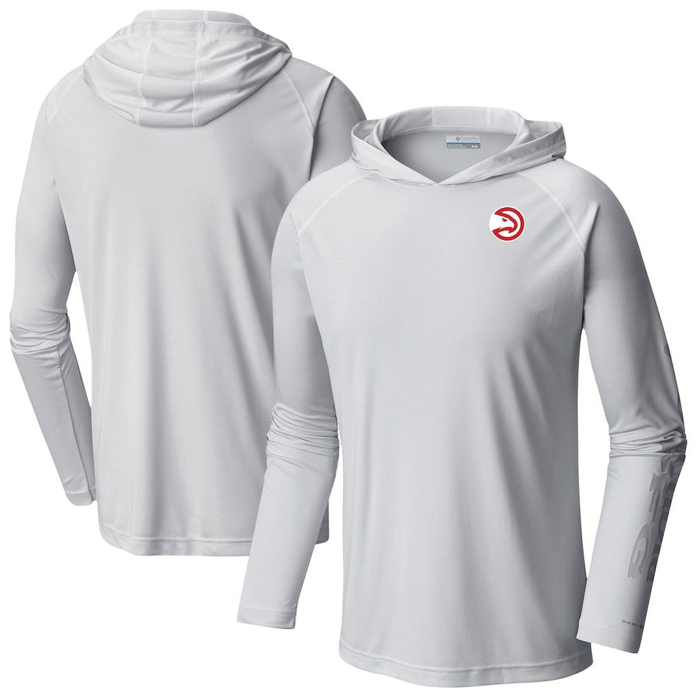 Atlanta Hawks Terminal Tackle Long Sleeve Hoodie T-Shirt - White sale