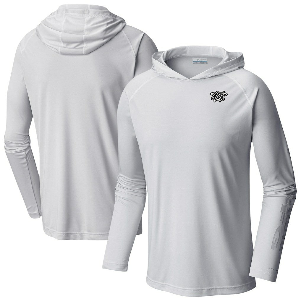 Brooklyn Nets Terminal Tackle Long Sleeve Hoodie T-Shirt - White sale