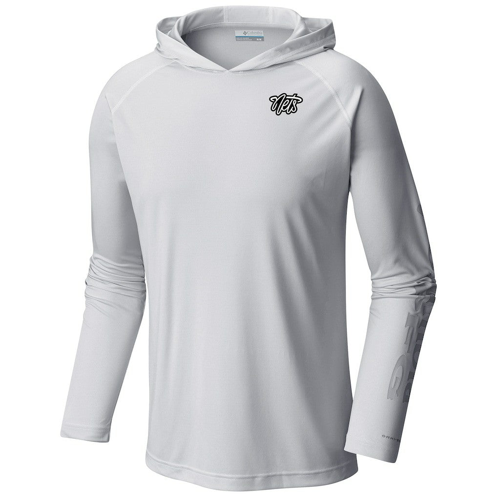 Brooklyn Nets Terminal Tackle Long Sleeve Hoodie T-Shirt - White sale