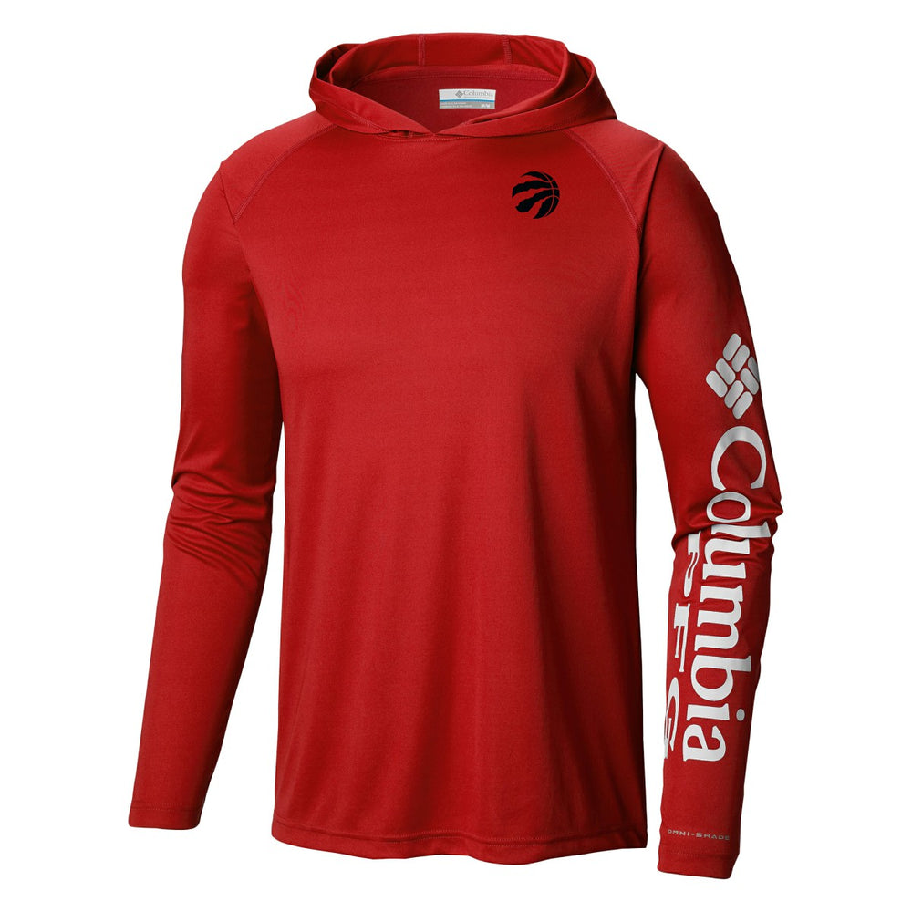 Toronto Raptors Terminal Tackle Long Sleeve Hoodie T-Shirt - Red cheap
