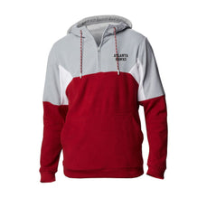 Atlanta Hawks Lodge Quarter-Zip Hoodie - Red shop