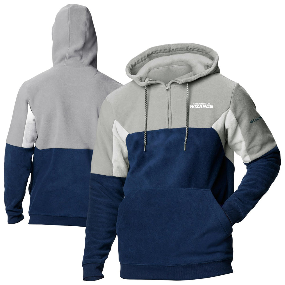 Washington Wizards Lodge Quarter-Zip Hoodie - Navy on sale