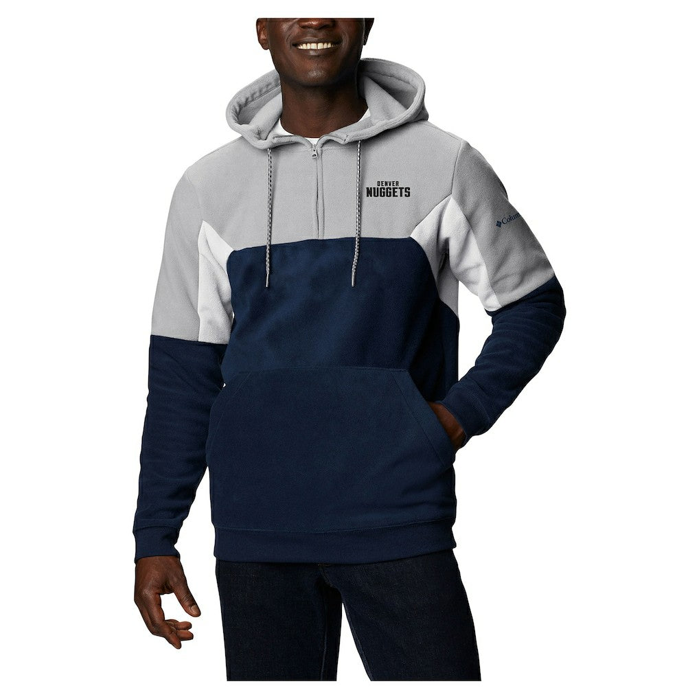 Denver Nuggets Lodge Quarter-Zip Hoodie sale - Navy for sale