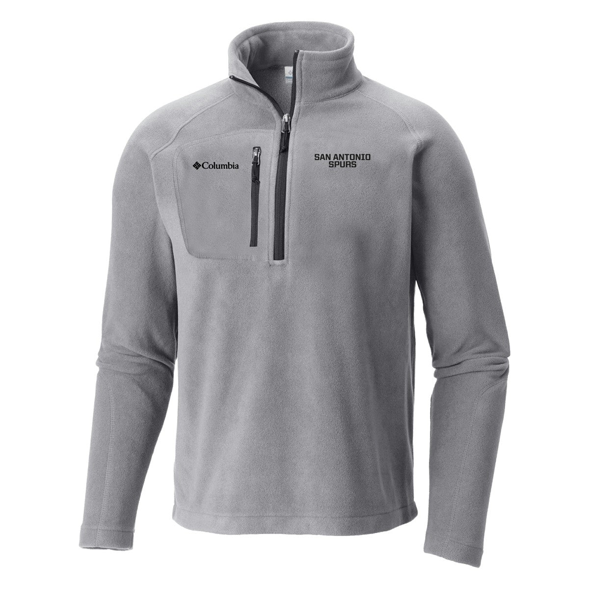 San Antonio Spurs Fast Trek III Half-Zip Fleece Pullover - Gray outlet