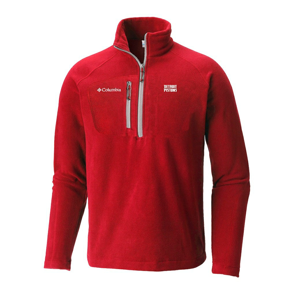 Detroit Pistons Fast Trek III Half-Zip Fleece Pullover sale - Red cheap
