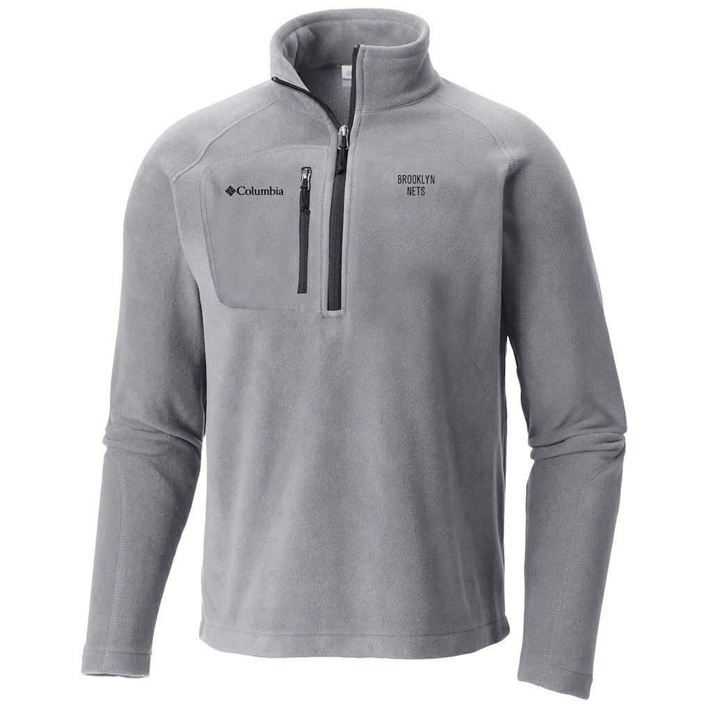 Brooklyn Nets Fast Trek III Half-Zip Fleece Pullover - Gray for sale