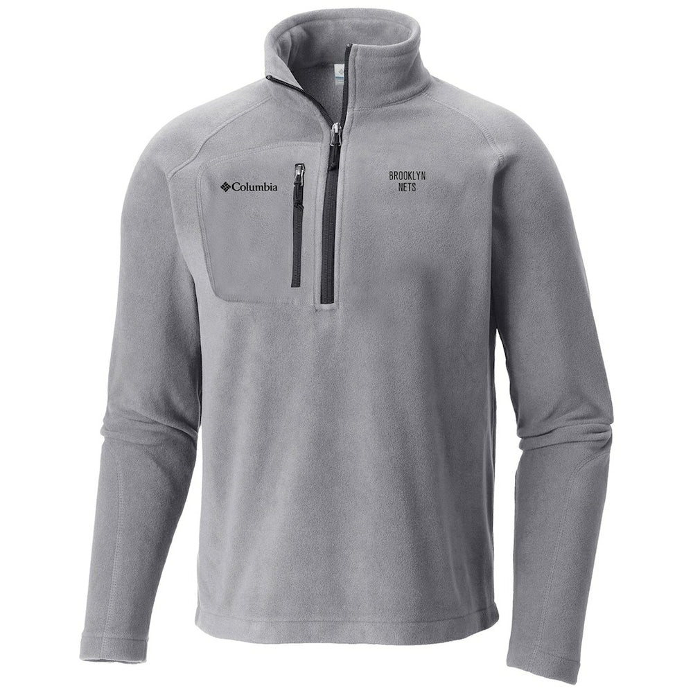 Brooklyn Nets Fast Trek III Half-Zip Fleece Pullover - Gray for sale
