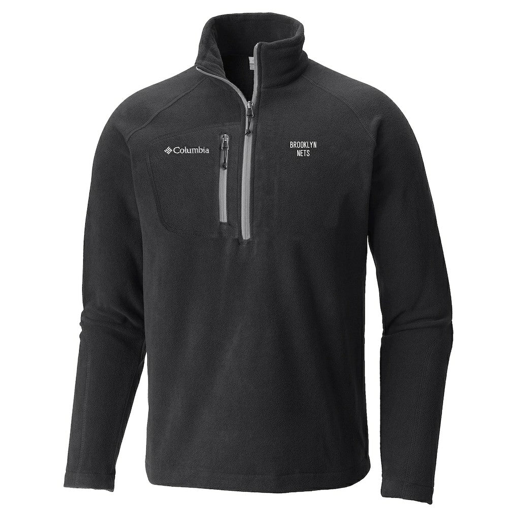 Brooklyn Nets Fast Trek III Half-Zip Fleece Pullover - Black outlet