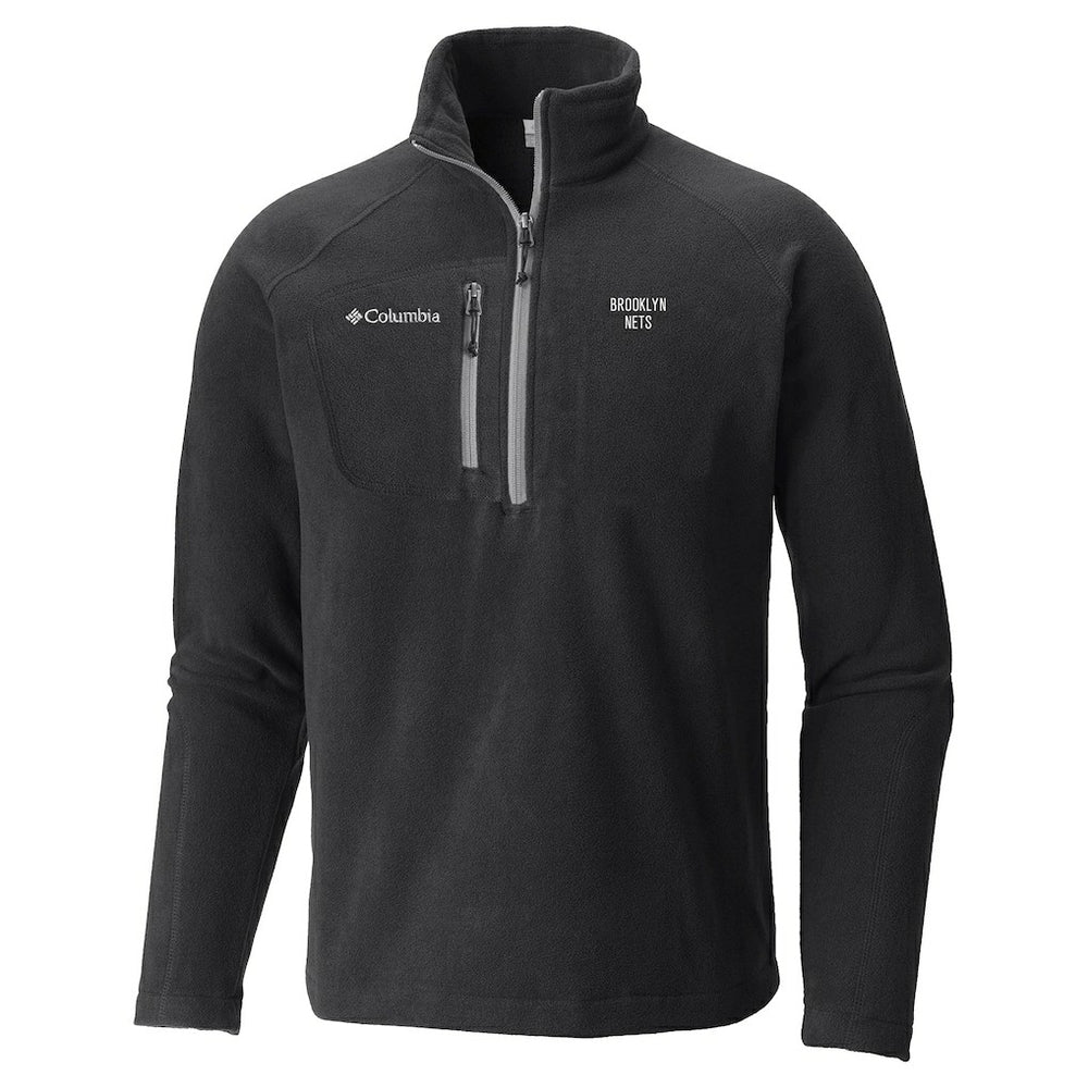 Brooklyn Nets Fast Trek III Half-Zip Fleece Pullover - Black outlet