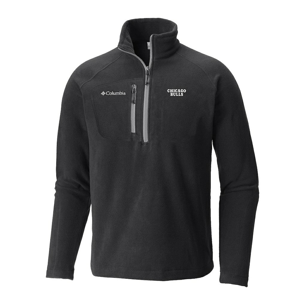 Chicago Bulls Fast Trek III Half-Zip Fleece Pullover - Black shop