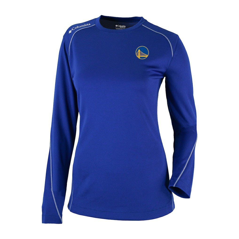 Golden State Warriors Women's Omni-Wick Shotgun Pullover Top sale - Royal shop