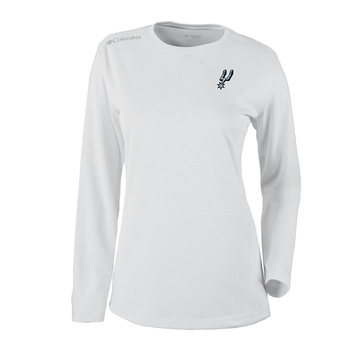 San Antonio Spurs Women's Omni-Wick Shotgun Pullover Top - White sale
