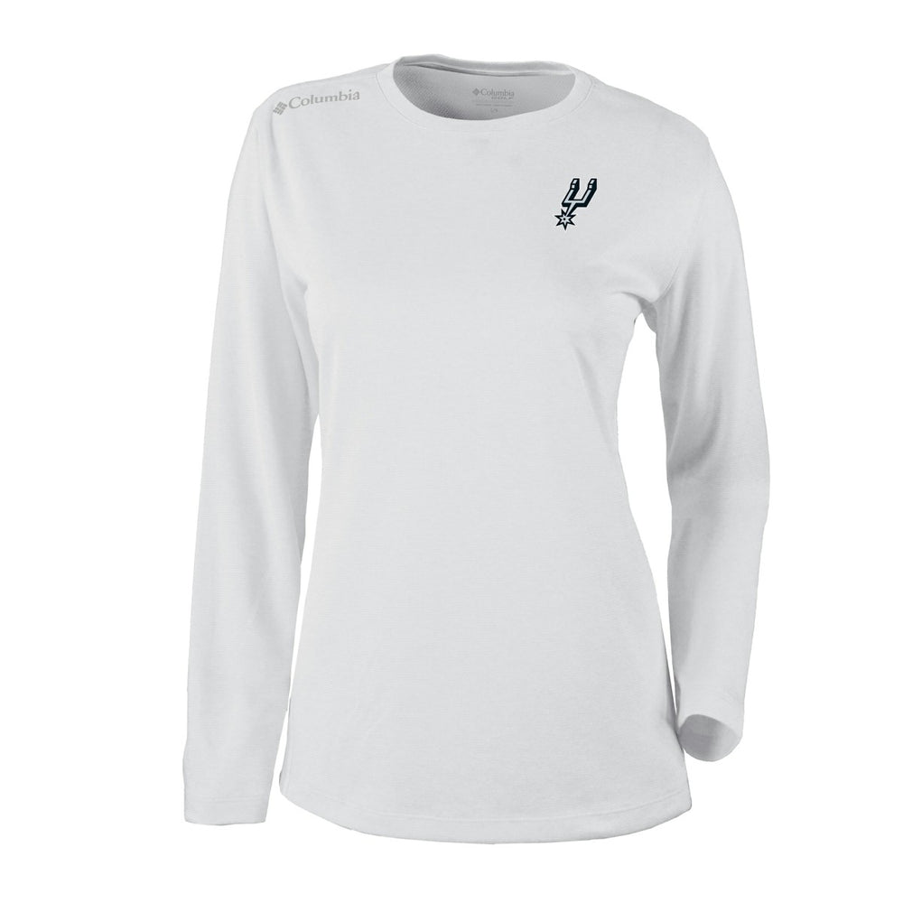 San Antonio Spurs Women's Omni-Wick Shotgun Pullover Top - White sale
