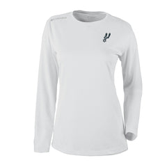 San Antonio Spurs Women's Omni-Wick Shotgun Pullover Top - White sale