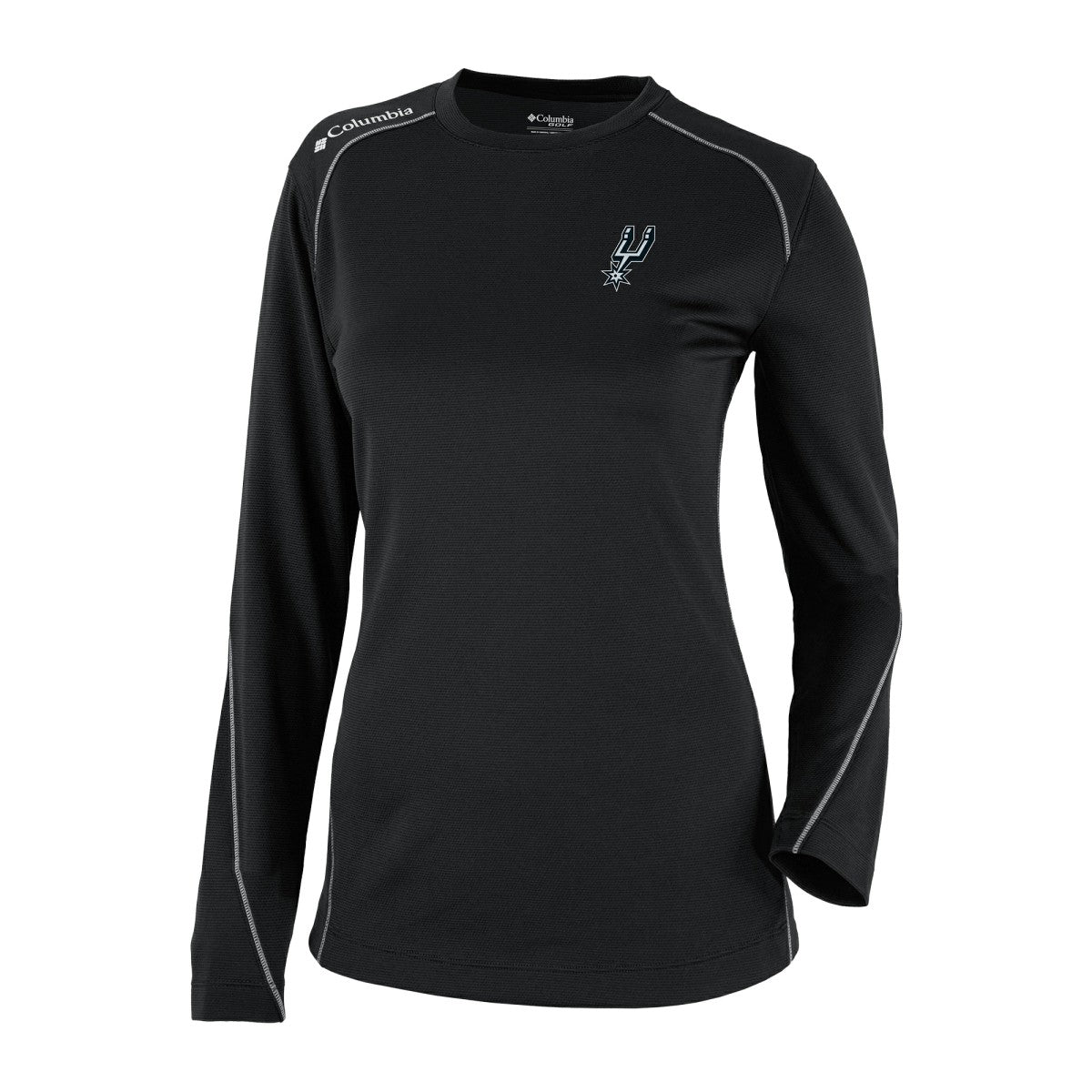 San Antonio Spurs Women's Omni-Wick Shotgun Pullover Top - Black outlet