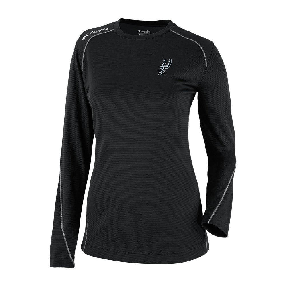 San Antonio Spurs Women's Omni-Wick Shotgun Pullover Top - Black outlet