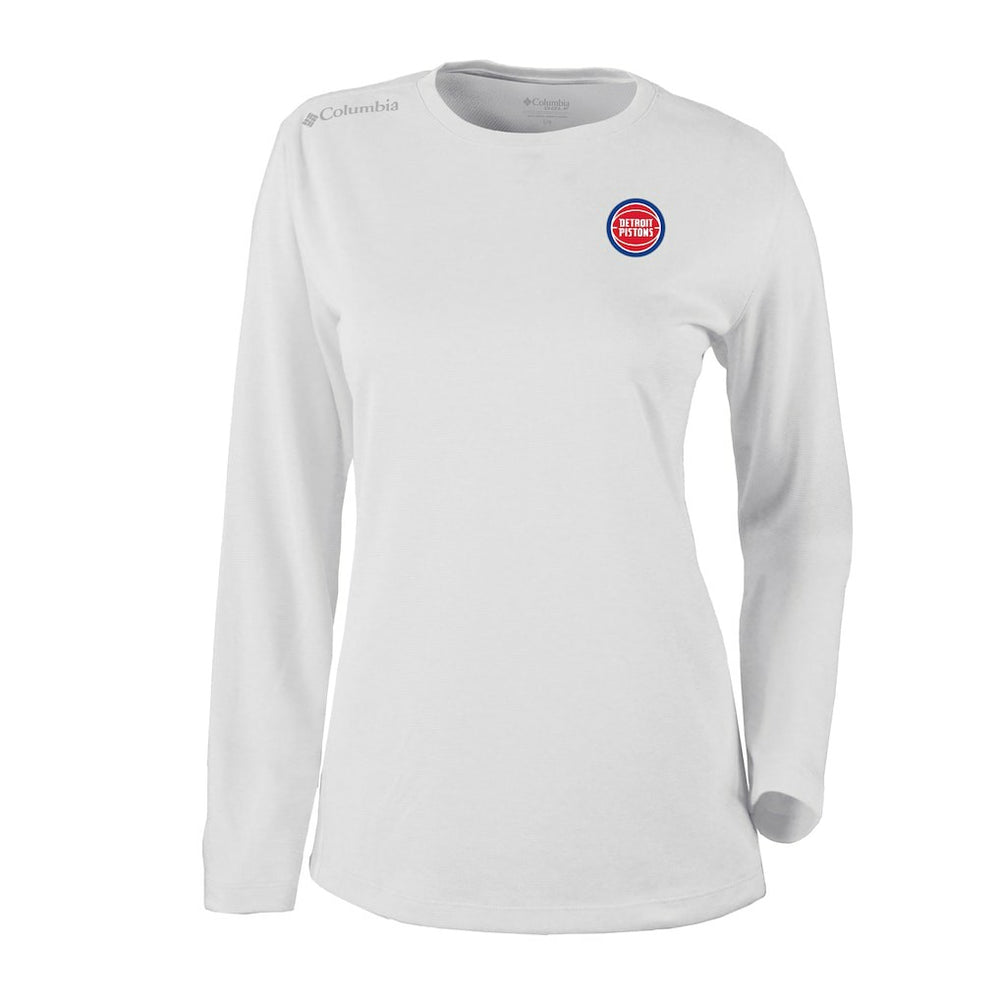 Detroit Pistons Women's Omni-Wick Shotgun Pullover Top sale - White for sale