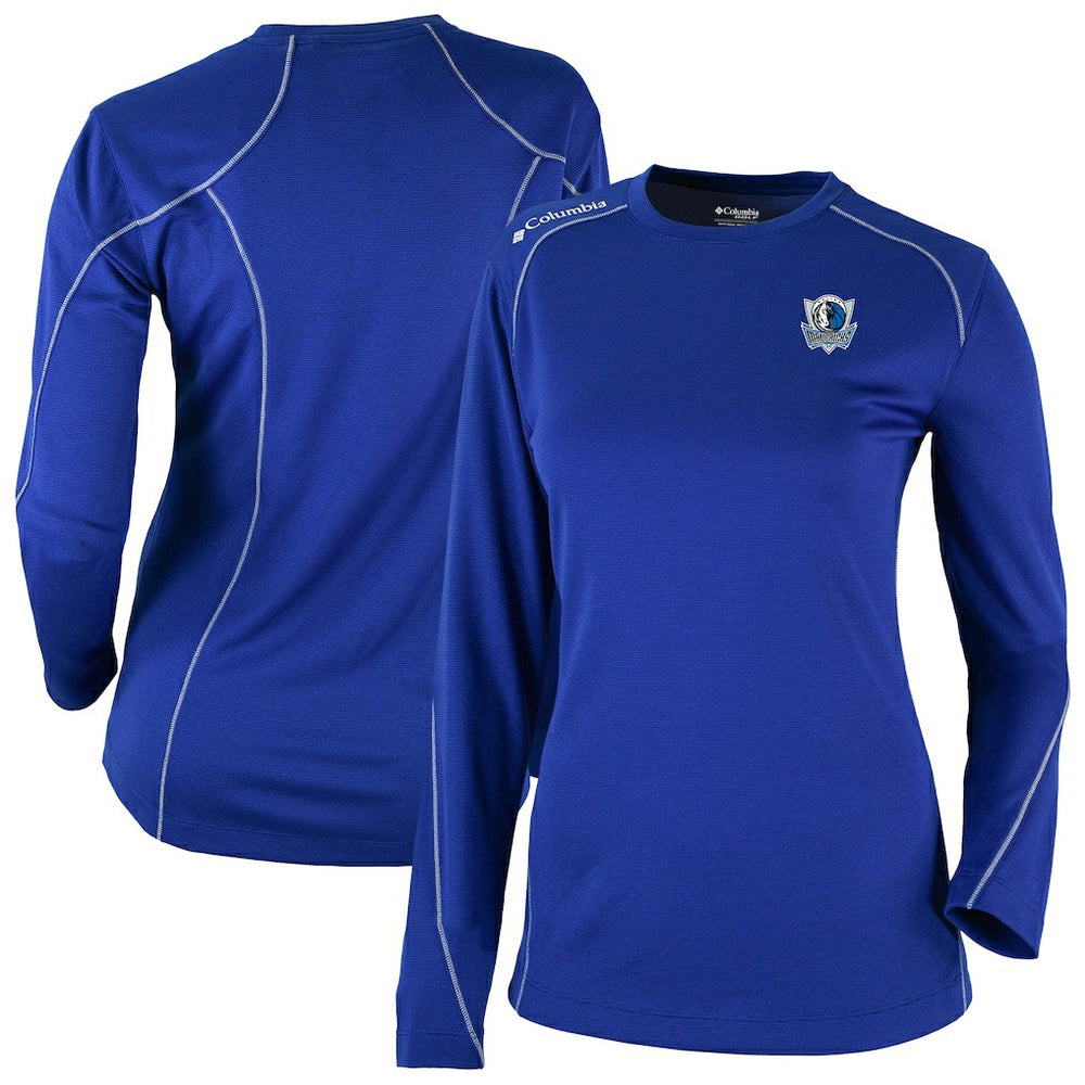Dallas Mavericks Women's Omni-Wick Shotgun Pullover Top sale - Blue discount