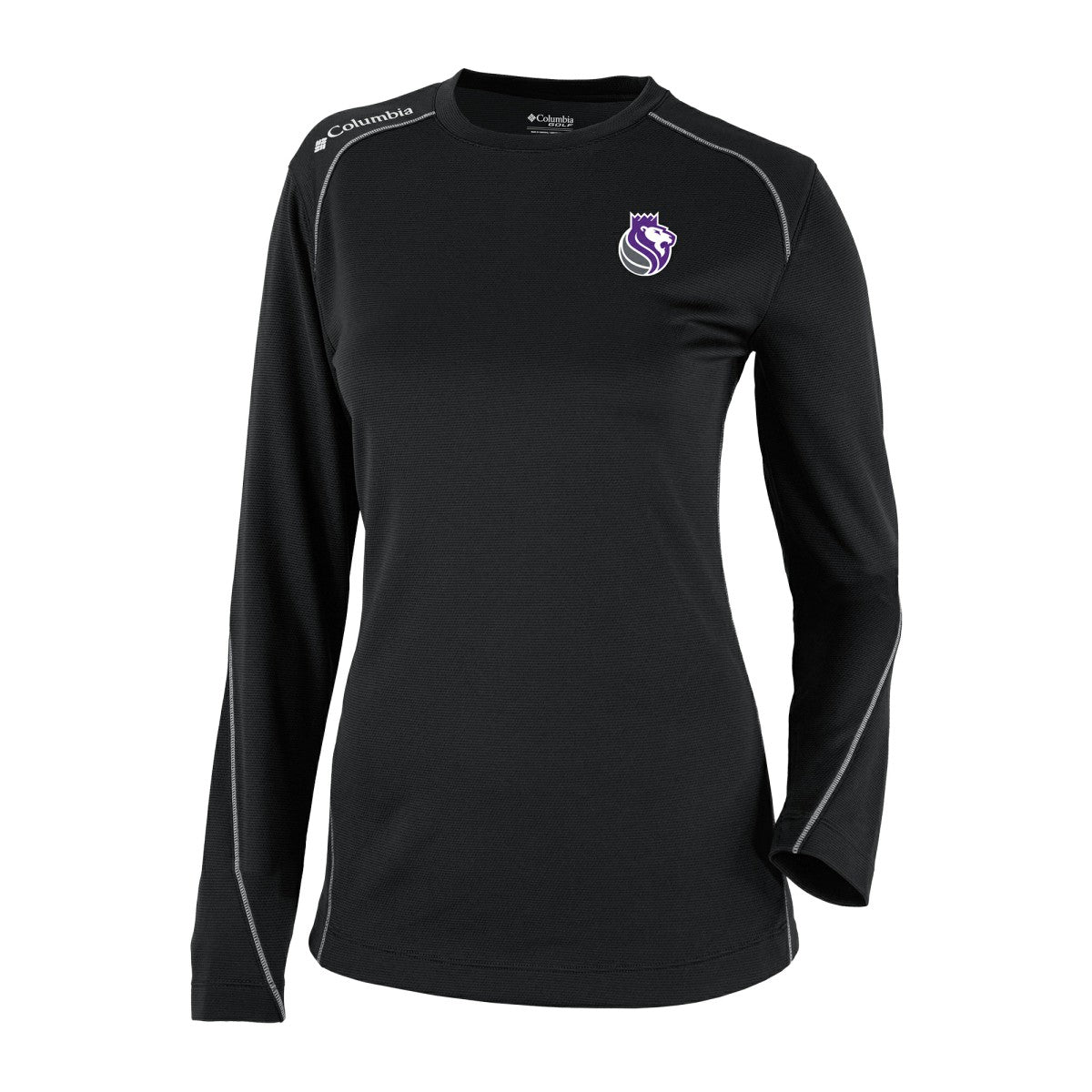 Sacramento Kings Women's Omni-Wick Shotgun Pullover Top - Black on sale