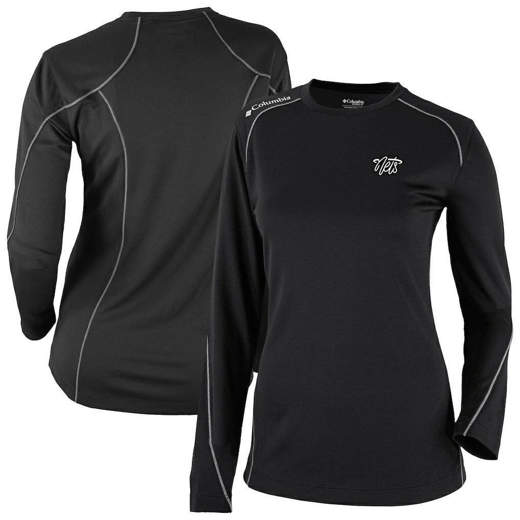 Brooklyn Nets Women's Omni-Wick Shotgun Pullover Top - Black outlet