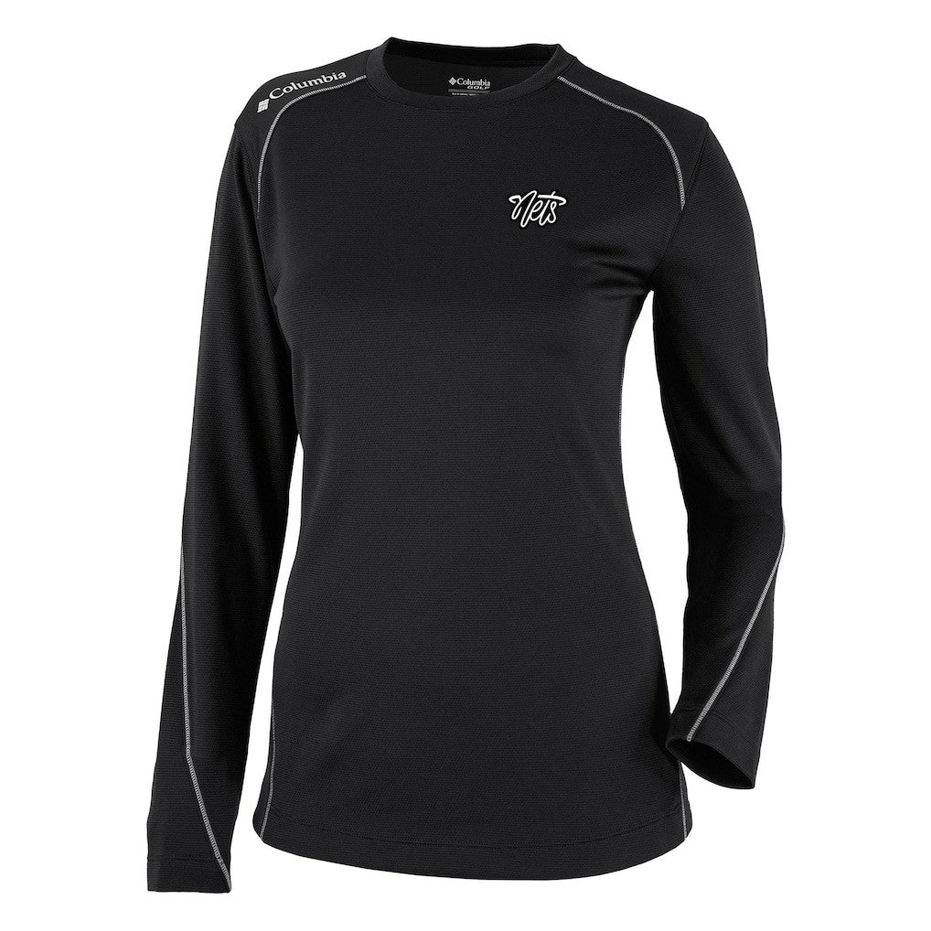 Brooklyn Nets Women's Omni-Wick Shotgun Pullover Top - Black outlet