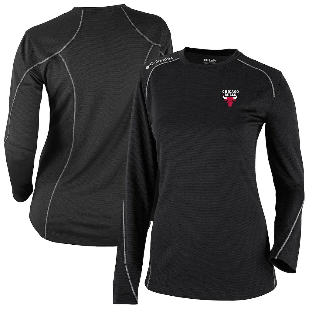 Chicago Bulls Women's Omni-Wick Shotgun Pullover Top - Black on sale