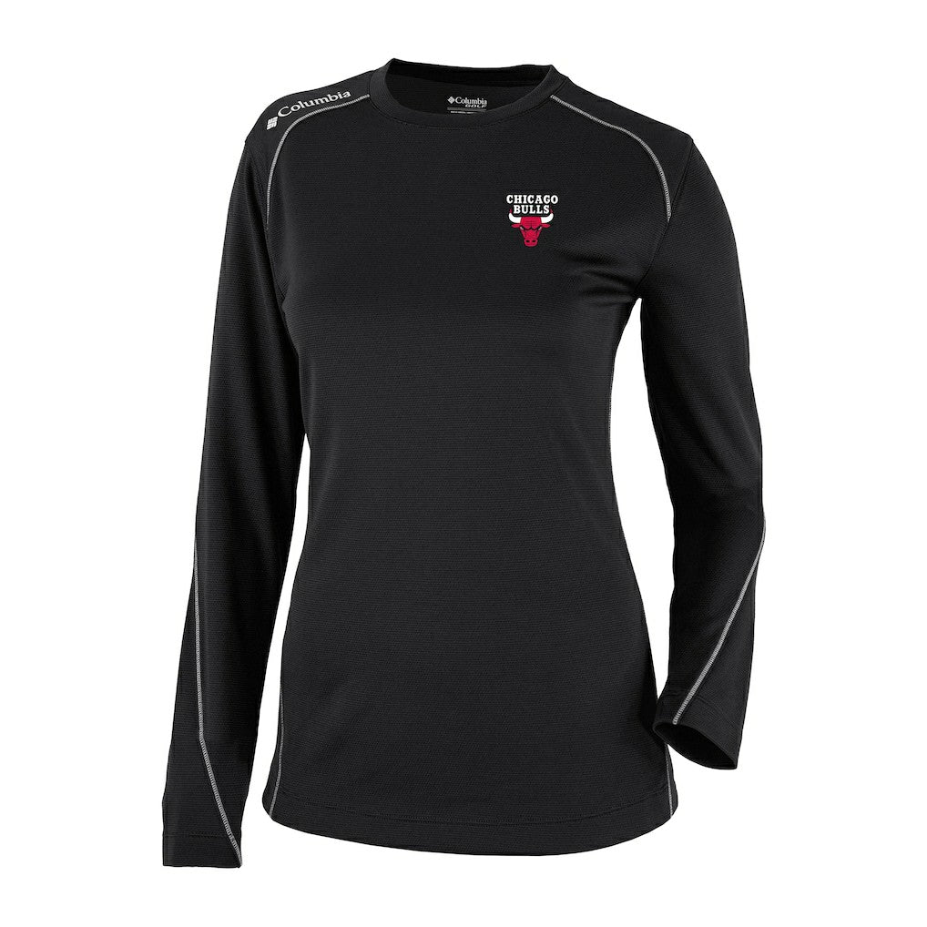 Chicago Bulls Women's Omni-Wick Shotgun Pullover Top - Black on sale