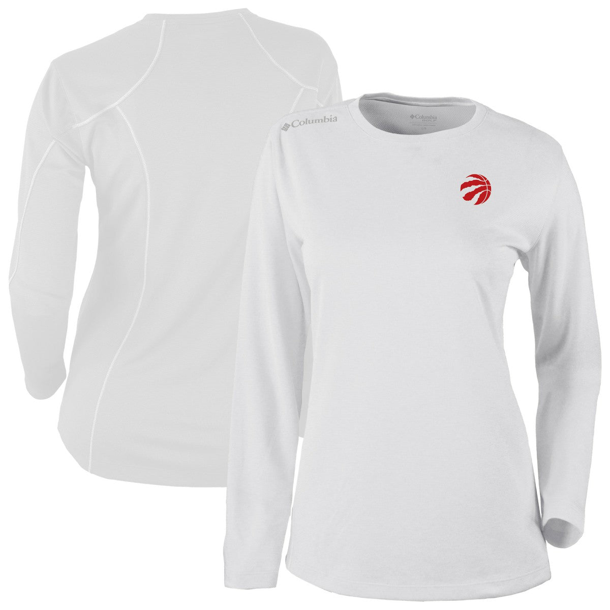 Toronto Raptors Women's Omni-Wick Shotgun Pullover Top - White cheap