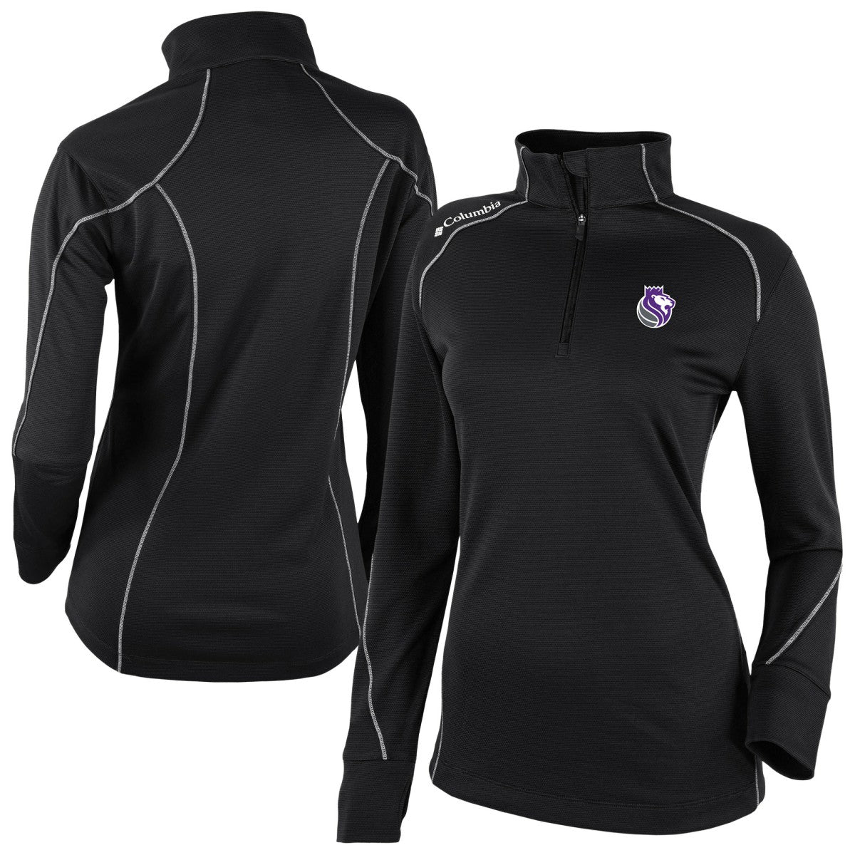 Sacramento Kings Women's Omni-Wick Shotgun 2.0 Quarter-Zip Pullover Top - Black discount