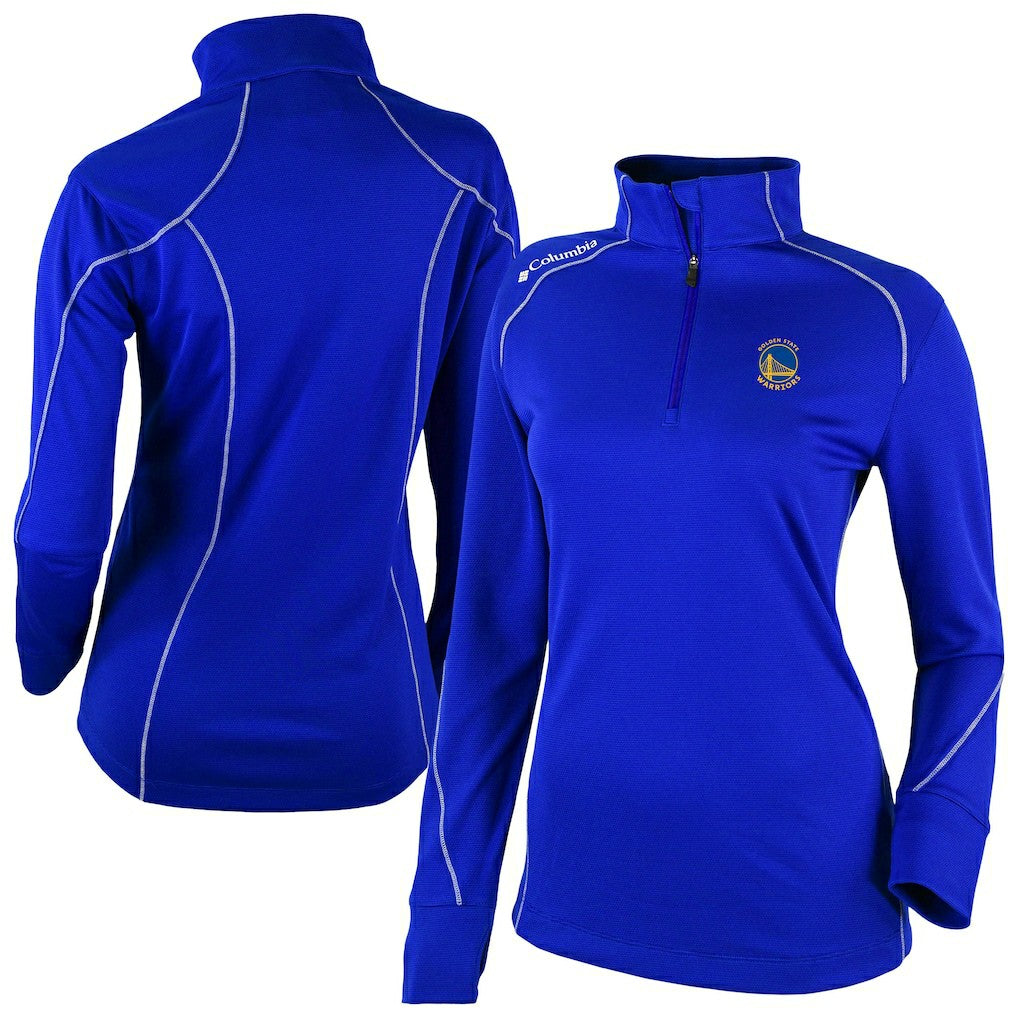 Golden State Warriors Women's Omni-Wick Shotgun 2.0 Quarter-Zip Pullover Top sale - Royal online