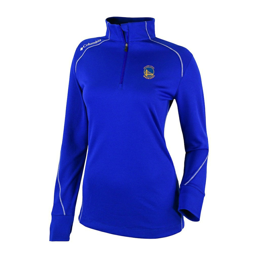 Golden State Warriors Women's Omni-Wick Shotgun 2.0 Quarter-Zip Pullover Top sale - Royal online