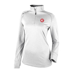 Atlanta Hawks Women's Omni-Wick Shotgun 2.0 Quarter-Zip Pullover Top - White sale