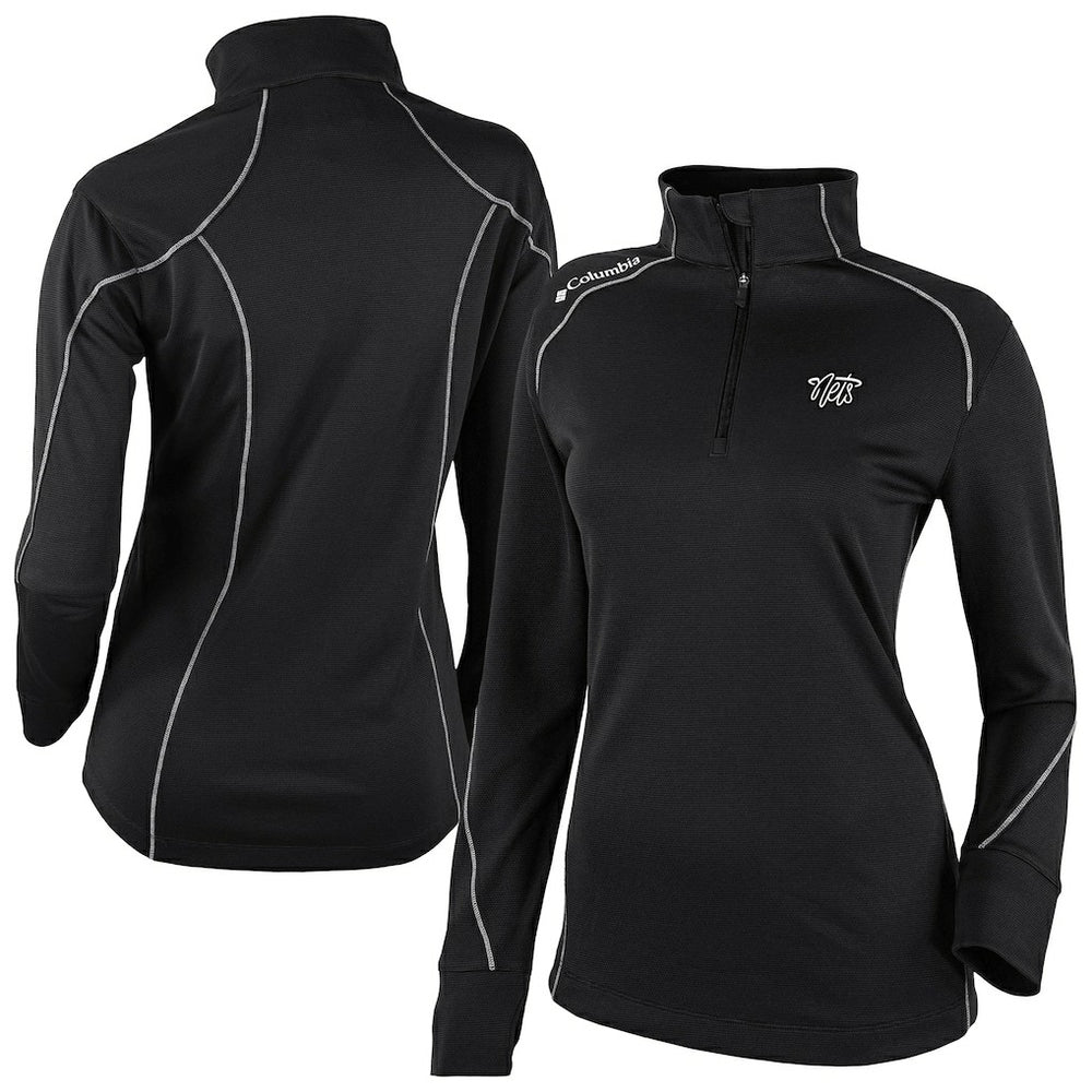 Brooklyn Nets Women's Omni-Wick Shotgun 2.0 Quarter-Zip Pullover Top - Black sale